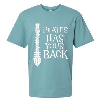 Pilates Has Your Back Health Fitness Instructor Sueded Cloud Jersey T-Shirt