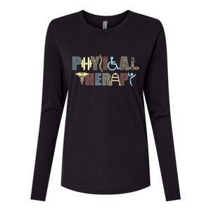 Physical Therapy Womens Cotton Relaxed Long Sleeve T-Shirt