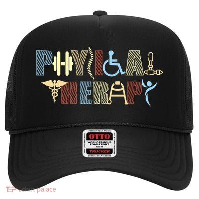 Physical Therapy High Crown Mesh Back Trucker Hat