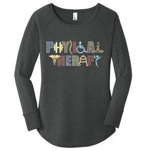 Physical Therapy Women's Perfect Tri Tunic Long Sleeve Shirt