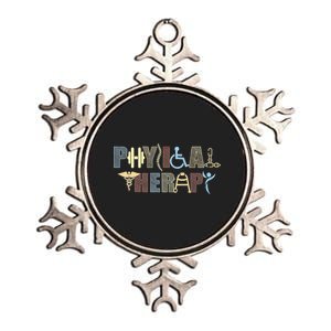 Physical Therapy Metallic Star Ornament