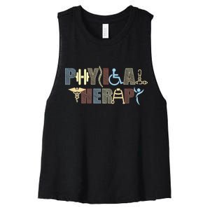 Physical Therapy Women's Racerback Cropped Tank