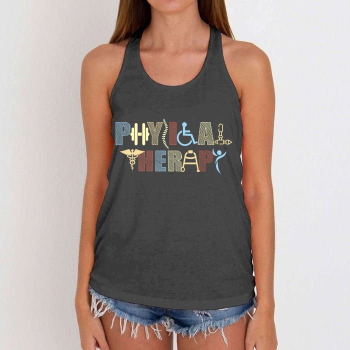 Physical Therapy Women's Knotted Racerback Tank