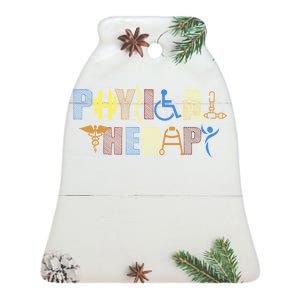 Physical Therapy Ceramic Bell Ornament