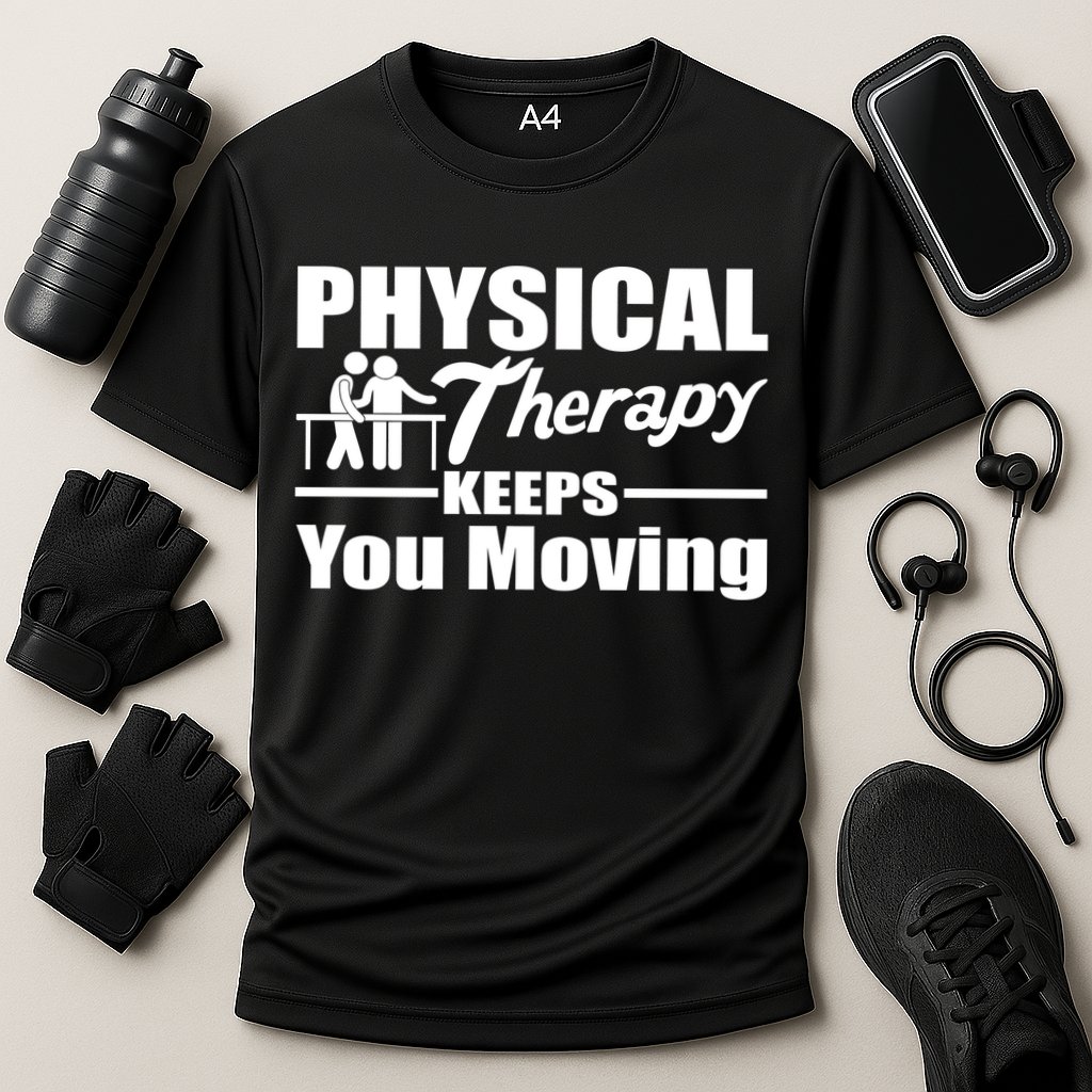 Physical Therapy Keeps You Moving Cooling Performance Crew T-Shirt