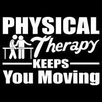Physical Therapy Keeps You Moving Cropped Pullover Crew
