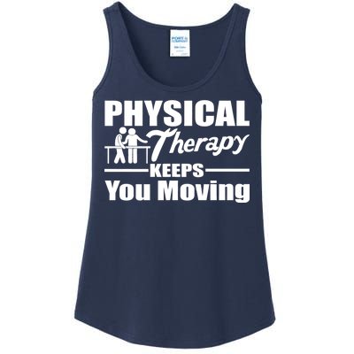 Physical Therapy Keeps You Moving Ladies Essential Tank