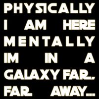 Physically I Am here Mentally I'm In A Galaxy Far Away Wool Snapback Cap