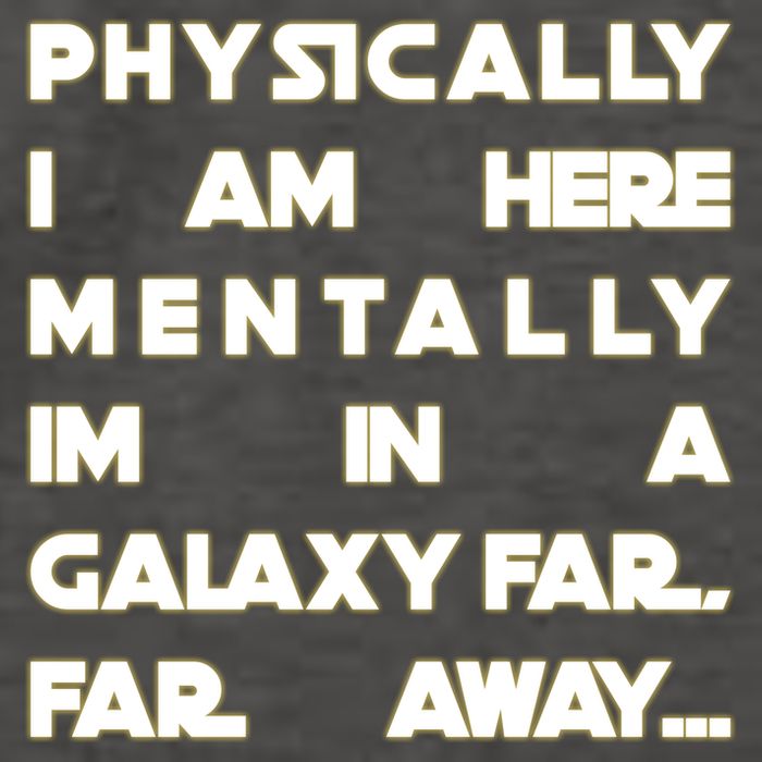 Physically I Am here Mentally I'm In A Galaxy Far Away Vector Backpack