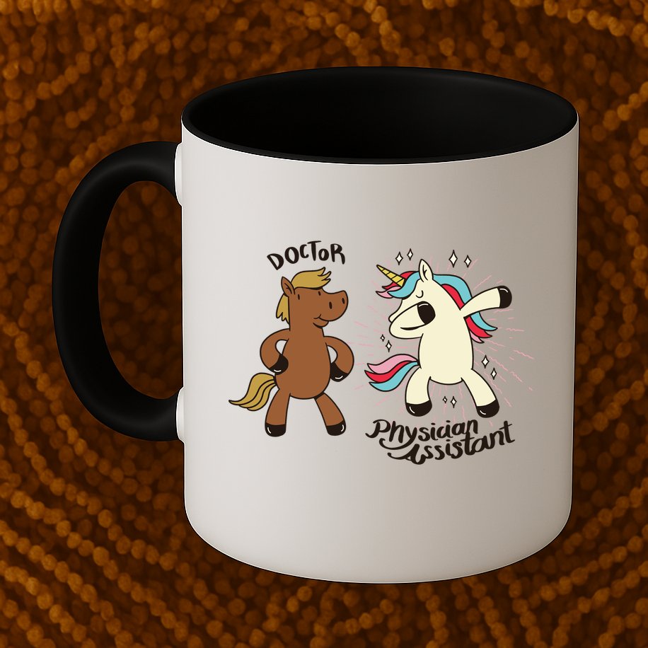 Physician Assistant Doctor Unicorn Mug