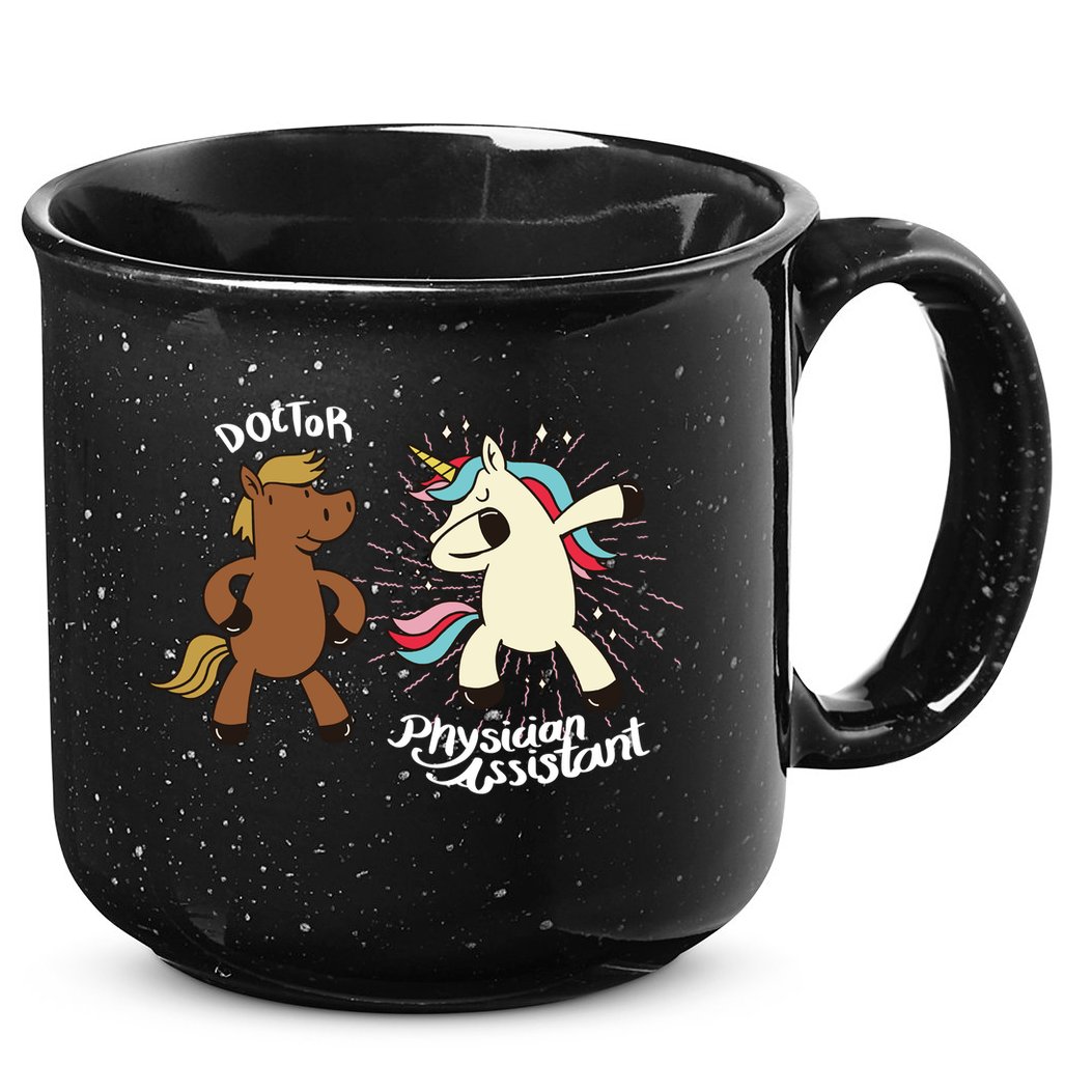 Physician Assistant Doctor Unicorn 15oz Campfire Ceramic Mug
