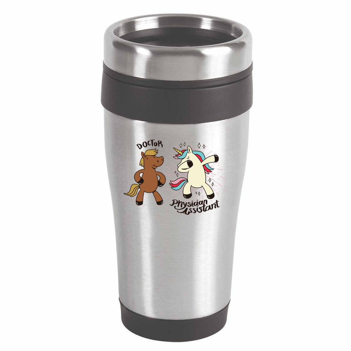 Physician Assistant Doctor Unicorn 16oz Travel Tumbler