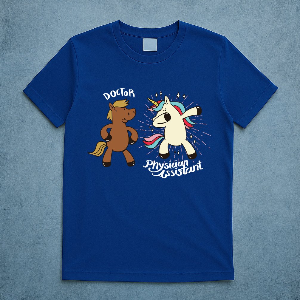 Physician Assistant Doctor Unicorn T-Shirt