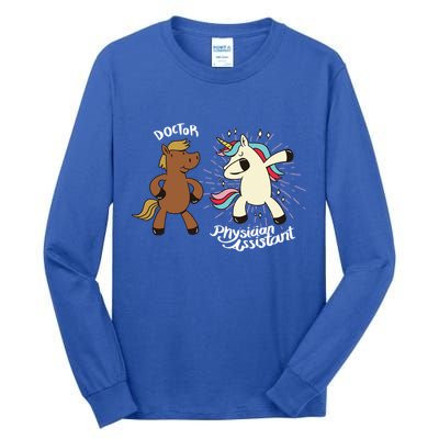 Physician Assistant Doctor Unicorn Tall Long Sleeve T-Shirt
