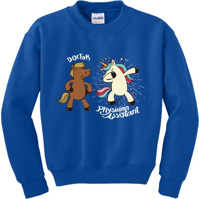 Physician Assistant Doctor Unicorn Kids Sweatshirt