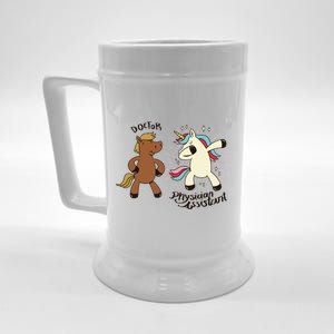 Physician Assistant Doctor Unicorn Beer Stein