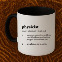 Physicist Definition Solve Problems Mug