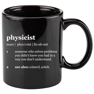 Physicist Definition Solve Problems 11oz C Handle Ceramic Mug