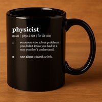 Physicist Definition Solve Problems 11oz C Handle Ceramic Mug