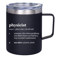 Physicist Definition Solve Problems 12oz Stainless Steel Coffee Mug