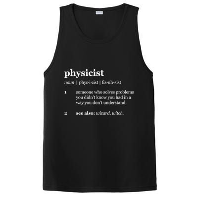 Physicist Definition Solve Problems PosiCharge Competitor Tank