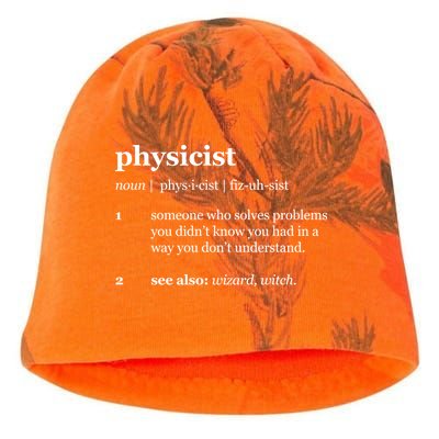 Physicist Definition Solve Problems Kati - Camo Knit Beanie