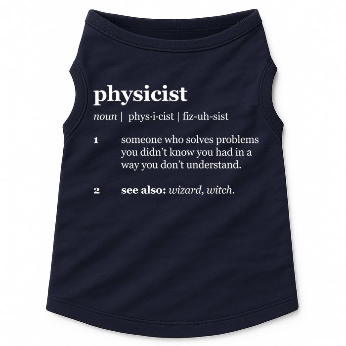 Physicist Definition Solve Problems Doggie Tank