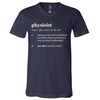 Physicist Definition Solve Problems V-Neck T-Shirt