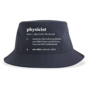 Physicist Definition Solve Problems Sustainable Bucket Hat