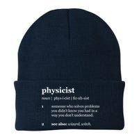 Physicist Definition Solve Problems Knit Cap Winter Beanie