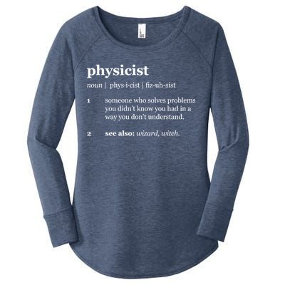 Physicist Definition Solve Problems Women's Perfect Tri Tunic Long Sleeve Shirt