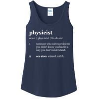 Physicist Definition Solve Problems Ladies Essential Tank