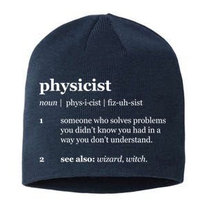 Physicist Definition Solve Problems Sustainable Beanie