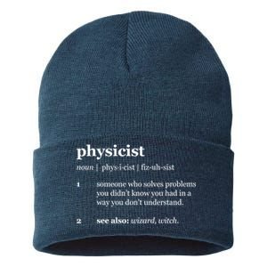 Physicist Definition Solve Problems Sustainable Knit Beanie