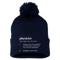 Physicist Definition Solve Problems Pom Pom 12in Knit Beanie