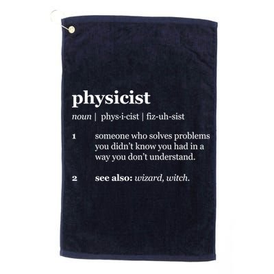 Physicist Definition Solve Problems Golf Towel