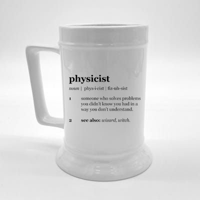 Physicist Definition Solve Problems Beer Stein