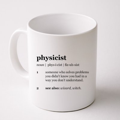 Physicist Definition Solve Problems Coffee Mug