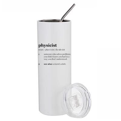 Physicist Definition Solve Problems Stainless Steel Tumbler