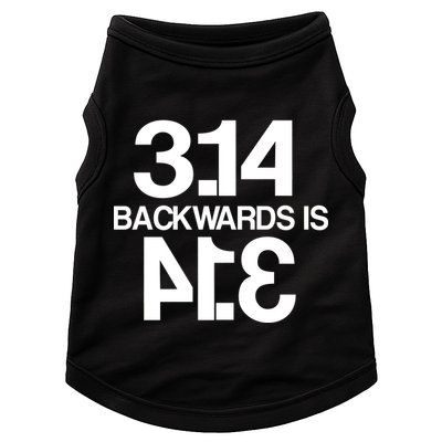 Pi 3.14 Backwards Is Pie Doggie Tank