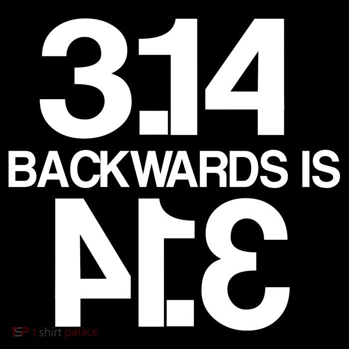 Pi 3.14 Backwards Is Pie Backpack