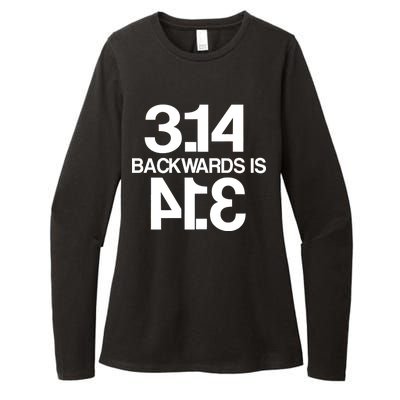 Pi 3.14 Backwards Is Pie Womens CVC Long Sleeve Shirt