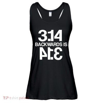 Pi 3.14 Backwards Is Pie Ladies Essential Flowy Tank