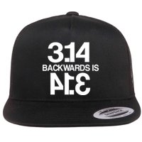 Pi 3.14 Backwards Is Pie Flatbill Hat