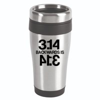 Pi 3.14 Backwards Is Pie 16oz Travel Tumbler