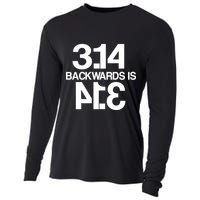 Pi 3.14 Backwards Is Pie Cooling Performance Long Sleeve Crew
