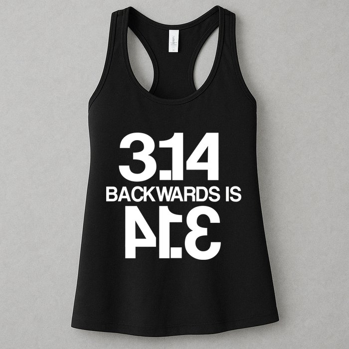 Pi 3.14 Backwards Is Pie Womens Tank Top