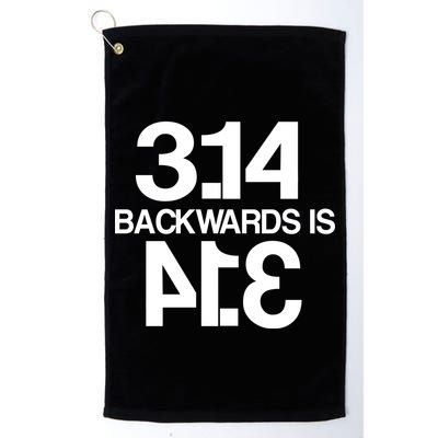 Pi 3.14 Backwards Is Pie Golf Towel