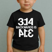 Pi 3.14 Backwards Is Pie Toddler T-Shirt