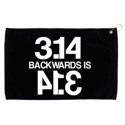 Pi 3.14 Backwards Is Pie Grommeted Golf Towel